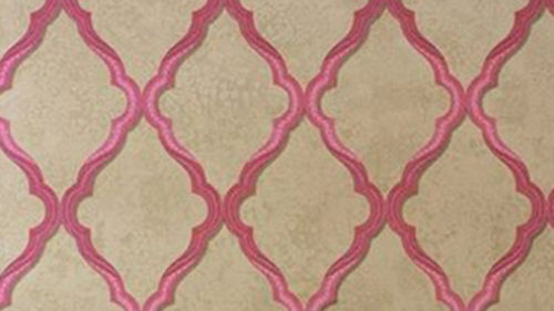 Jali Trellis Pink-Gilver W6957-02